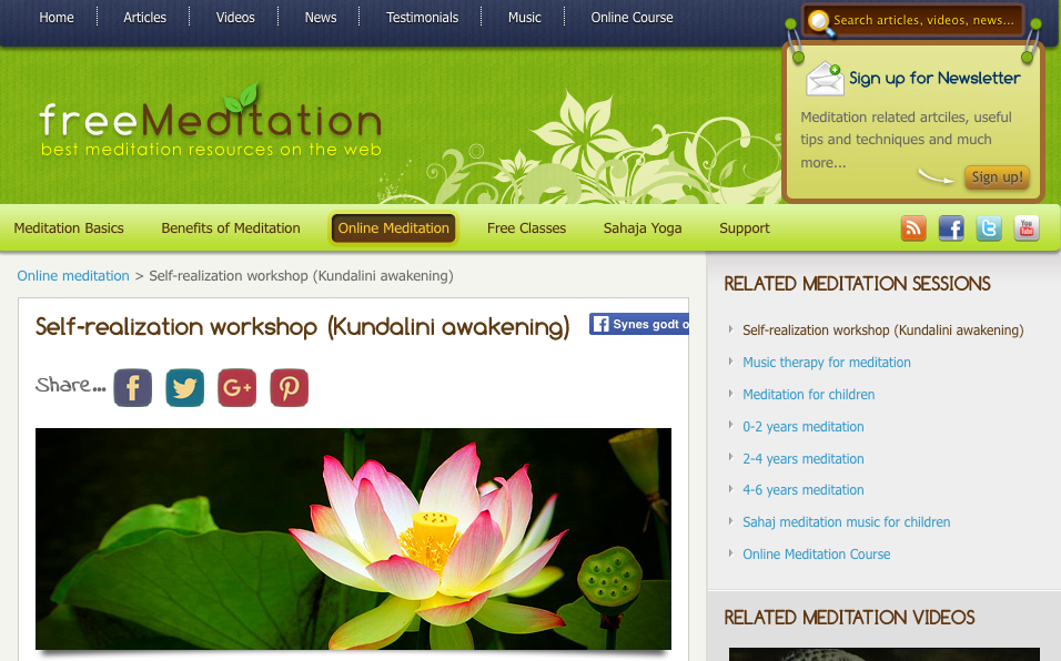 Kundalini awakening – online meditation